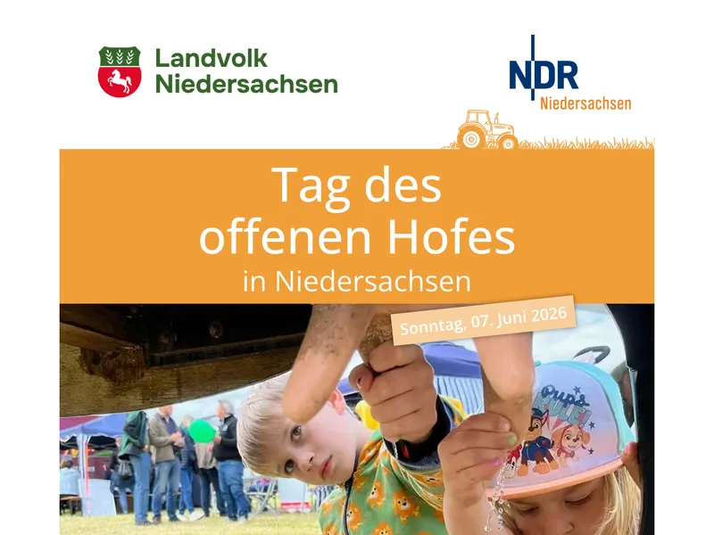 Screenshot der Website Tag des offenen Hofes Niedersachsen